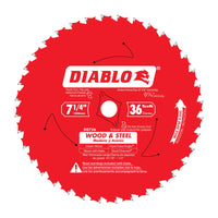 Diablo Wood & Metal 7-1/4 in. D X 5/8 in. TiCo Hi-Density Carbide Circular Saw Blade 36 teeth 1 pk