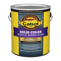 Cabot Solid 0812 Ultra White Water-Based Acrylic Solid Color Acrylic Deck Stain 1 gal. (Pack of 4)