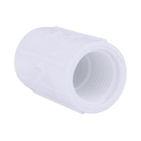 Charlotte Pipe Schedule 40 1/2 in. FPT x 1/2 in. Dia. FPT PVC Coupling (Pack of 50)