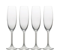 Mikasa Clear Lead Free Crystal Dishwasher Safe Champagne Flute Glass 8 oz.