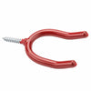 National Hardware 3.87 in. L Vinyl Coated Red Steel U-Shaped Double Hook 12 lb. cap. (Pack of 6)