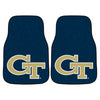 Georgia Tech Navy Carpet Car Mat Set - 2 Pieces