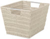 Whitmor Latte Storage Bin 7.9 in. H X 12.60 in. W X 9.9 in. D Stackable