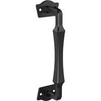 V1102 Rustic Modern Gate Pull - Black