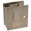 National Hardware Satin Nickel Silver Brass Pocket Door Pull