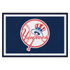 MLB - New York Yankees Bat and Cap 5ft. x 8 ft. Plush Area Rug