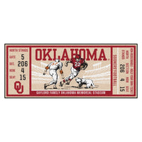 University of Oklahoma Ticket Runner Rug - 30in. x 72in.