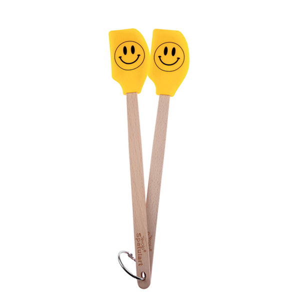 Tovolo SPATULART Wood Handled Minispatula Cupcake, 2 pcs