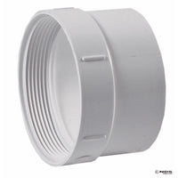 NDS Schedule 35 4 in. Spigot each X 4 in. D FPT PVC Pipe Adapter 1 pk