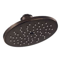 Oil rubbed bronze one-function 8" diameter spray head rainshower