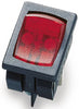 Gardner Bender 10 amps Rocker Switch Black/Red 1 pk