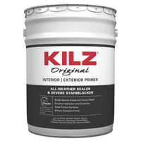 kilz Original White Matte Oil-Based Alkyd Primer, Sealer and Stain Blocker 5 gal.