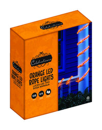 Celebrations Orange .5 in. Orange Rope Lights