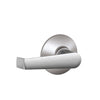 Schlage Elan Satin Chrome Passage Lockset 1-3/4 in.