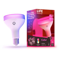 LIFX BR30 E26 (Medium) Smart-Enabled LED Smart Bulb Color Changing 75 Watt Equivalence 1 pk