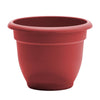 Bloem Ariana 10.25 in. H X 13 in. W X 12 in. D Plastic Traditional Planter Burnt Red