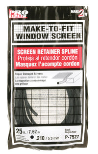 Prime-Line 0.21 in. D X 300 in. L Screen Spline