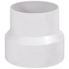 Deflect-O 4 - 3 in. D White Plastic Increaser/Reducer