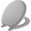 Bemis Round Silver Molded Wood Toilet Seat