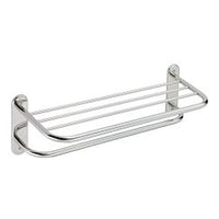 STAINLESS 24" TOWEL BAR WITH SHELF