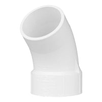 Charlotte Pipe Schedule 40 3 in. Hub X 3 in. D Hub PVC Elbow 1 pk