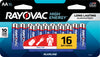 Rayovac High Energy AA Alkaline Batteries 16 pk Carded