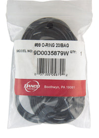 Danco 1-3/4 in. D X 1-1/2 in. D Rubber O-Ring 20 pk