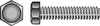 Hillman 3/8 in. D X 2-1/2 in. L Zinc Plated Steel Hex Tap Bolt 50 pk