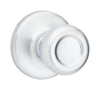 Kwikset  Tylo  Satin Chrome  Steel  Passage Door Knob  3  Right or Left Handed