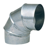 Imperial Manufacturing 6 in. Dia. x 6 in. Dia. Adjustable 90 deg. Galvanized Steel Elbow Exhaust (Pack of 8)