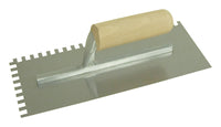 Marshalltown 4-1/2 in. W X 11 in. L Steel Notched Trowel