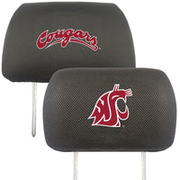 Washington State University Embroidered Head Rest Cover Set - 2 Pieces