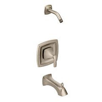 Brushed nickel Posi-Temp(R) tub/shower