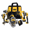 DEWALT 20V MAX Cordless Brushless 5 Tool Combo Kit