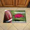 University of Arkansas Rubber Scraper Door Mat