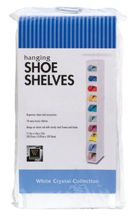 Whitmor 51 in. H X 5-1/2 in. W X 11-1/2 in. L Vinyl Hanging Shoe Shelves