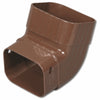 Amerimax 4.25 in. H x 3.25 in. W x 4.25 in. L Brown Vinyl A Gutter Elbow (Pack of 20)