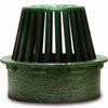 NDS 4 in. Green Round Polyethylene Atrium Grate