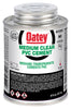 Oatey Clear Cement For PVC 8 oz