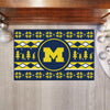 University of Michigan Holiday Sweater Rug - 19in. x 30in.