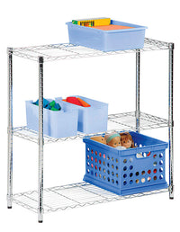 Honey-Can-Do 30 in. H X 24 in. W X 14 in. D Steel Shelving Unit