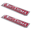 University of Oklahoma 2 Piece Heavy Duty Alumnium Truck Emblem Set