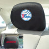 NBA - Philadelphia 76ers Embroidered Head Rest Cover Set - 2 Pieces