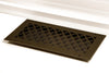 Steelcrest Designer 14 X 6 Wall /Ceiling Oil-Rubbed Bronze Supply Vent Cover With Air-Volume Damper & Face Mounting Screw Holes