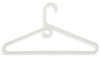 Honey-Can-Do 8 in. H X 15.75 in. L Plastic White Hanger 3 pk