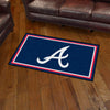 MLB - Atlanta Braves 3ft. x 5ft. Plush Area Rug