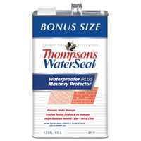 Thompson's WaterSeal Waterproofer Plus Masonry Protector Clear Sealer 1.2 gal.