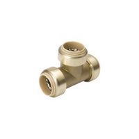 BK Products Proline Push to Connect 3/4 in. PTC X 3/4 in. D PTC Brass Tee