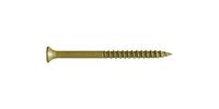 FastenMaster GuardDog No. 10 X 3 in. L Gold Phillips/Square Bugle Head Deck Screws 75 pk