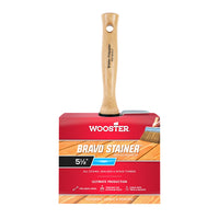 Wooster Bravo Stainer 5-1/2 in. Flat Paint Brush